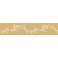 thumbnail image 5 of Dundee Deco's Peel and Stick Wallpaper Border - Abstract White Beige Damask Vines Wall Border Retro Design, 15 ft x 7 in, Self Adhesive, 5 of 6
