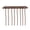 Antique Gold 8pcs, variant on Dserhfy 1/5/6/8/10Pcs Wrought Iron Mushroom Decoration Set Lightweight Stable Structure Desk Ornament Garden Home Decor
