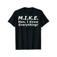 thumbnail image 1 of Camiseta divertida con estampado de algodón MIKE MIKE lo sabe todo, 1 of 6