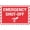 Warning Sign 4, variant on Emergency Stop Button Symbol Sign - 8"x12" Tin Sign for Garden Yard Wall Decor, Factory, Machinery, Emergency Stop, Safety Alert