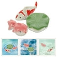 thumbnail image 6 of LIOOBO Ceramic Floating Aquarium Decor Assorted Color 3Pack 3.9X1.4X1.2In, 6 of 8
