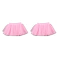 thumbnail image 4 of Qarigey Traje de niña chico bailarina de tul conjunto de baile de Ballet elástico ropa de baile tutú cintura elástica vestido de carnaval Hilo Suave/Rosa XL/para 1.56-1.70 m 2Conjunto, 4 of 6