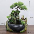 thumbnail image 2 of EU Plug,Indoor Simulation Resin Rockery Waterscape Feng Shui Water Fountain Home Desktop Decoration Crafts, 2 of 5