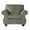 Multi-color, variant on Roundhill Furniture Leinster Faux Leather Upholstered Nailhead Chair in Stone Gray