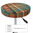 thumbnail image 4 of Naloa colorful plaid Round Bar Stool Cushion Cover 12-14 inch, Fits Kitchen, Office, Restaurant Chairs - {sizeName}13 inch, 4 of 7