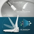 thumbnail image 4 of BidetMate 2000 Series Smart Heated Toilet Seat with Electric Bidet & Side Controls, Round, 4 of 11
