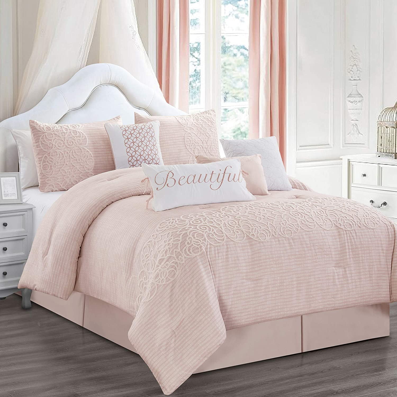 HGMart Bedding Comforter Set Bed In A Bag 8 Piece Luxury Quilted 