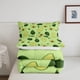 thumbnail image 5 of Juego de edredón temático Queen Size, Juego de cama aguacate verde 3pcs para niños Niños, 5 of 5