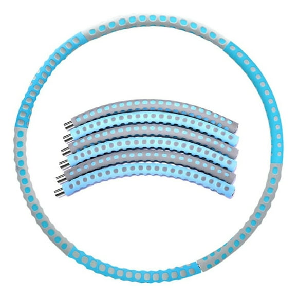 1.5Kg Hula-Hoop Fitness Hula-Hoop Exercise Hoop Blue