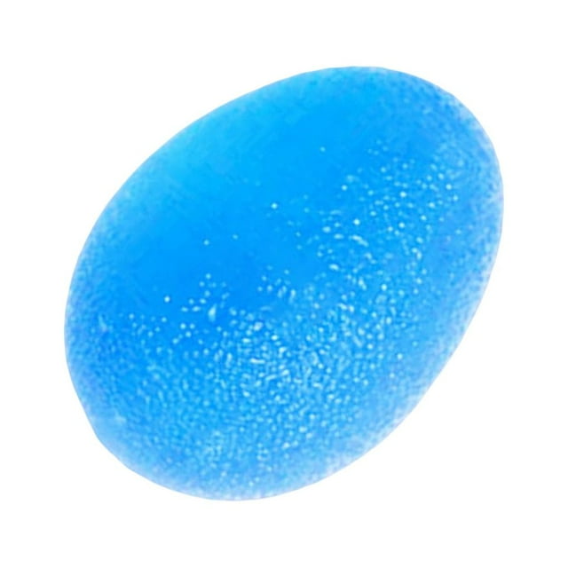 Hand Exercise Ball Portable Replacement Cute Flexible Relaxing Pressure Egg Relief Unisex Home Grip Egg Training Aid Blue