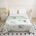 thumbnail image 6 of AuroraX Cooling Summer Quilt Soft Washable Quilt Skin Friendly Lightweight Full/Queen Size Machine Washable Printed Quilt for AC, 6 of 7
