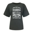 thumbnail image 4 of Kayannuo Blouses for Women Tee Shirts for Women Valentine's Day GRANDMA Women's Top Printed Round Neck Short Sleeved T-shirt Short Sleeved Round Neck Top/shirt, 4 of 4