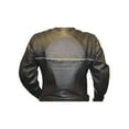 thumbnail image 4 of Redline Men's Cowhide Leather European Motorcycle Jacket w/ Armor M-250 (S), 4 of 4