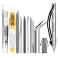 thumbnail image 1 of 12-Piece Umbrella Rope Knitting Marlin Nail Set Outdoor Umbrella Rope Knitting Set Marlin Nail Stainless Steel DIY Knitting Needle, 1 of 5