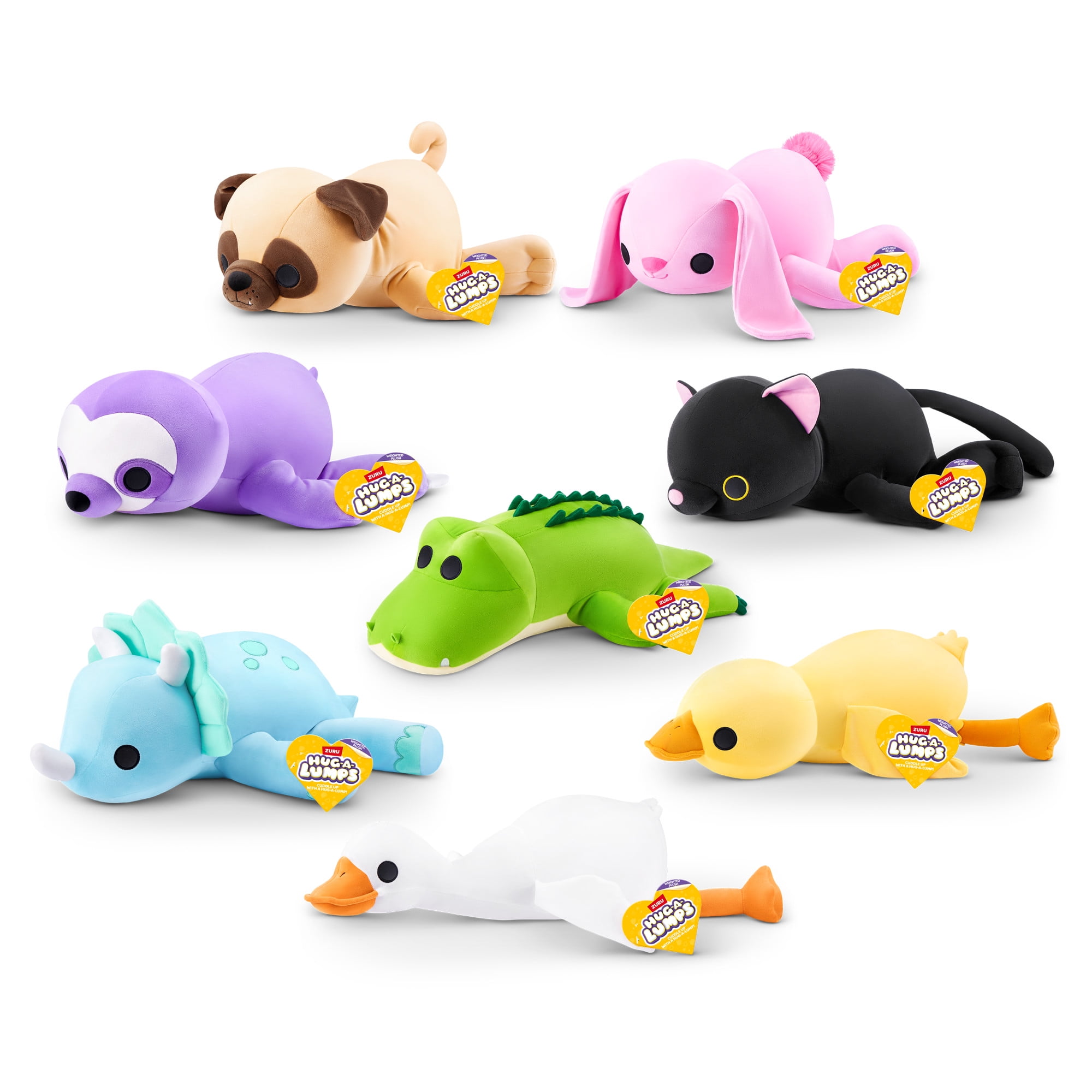 Hug-a-Lumps (Mav) by ZURU, Cuddly Squishy Comfort Plush, Weighted Plush 1.5kg/3.3 Pound