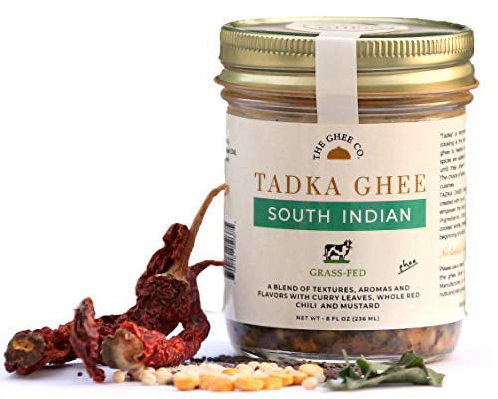 Tadka Ghee South Indian flavored Ghee by The Ghee Co, Seasoned with