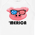 thumbnail image 4 of Inktastic Merica Pig Boys or Girls Baby Bodysuit, 4 of 5