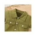 thumbnail image 4 of TSEXIEFOOFU Baby Short Sleeve Shirt + Shorts, Adjustable Belt Pocket Decoration Casual Style Summer Clothing, 4 of 8