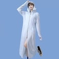 thumbnail image 5 of QHFBli Sun Protection Clothing Women Long Sleeve UPF 66+ Swimsuit Cover Up Lightweight Full Zip UV Dresses for Women, 5 of 9