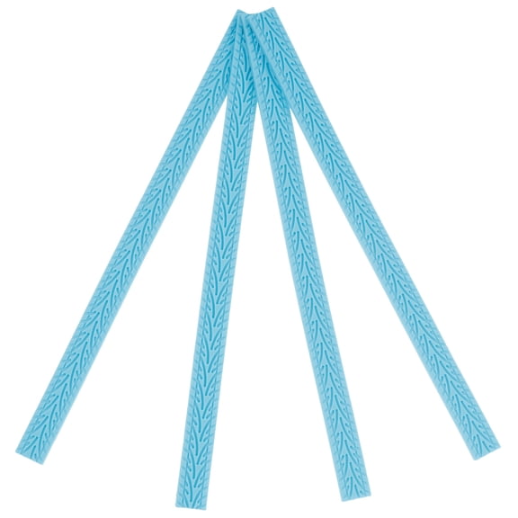 jojofuny 4Pcs Silicone Suitcase Wheel Protector Sky-Blue For Luggage Wheels Protection