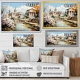 thumbnail image 4 of Designart "Landscape of Springtime in the Roman Empire IV" Landscapes Framed Wall Art Decor - Traditional White Italy Bedroom Framed Canvas Wall Art, 4 of 6