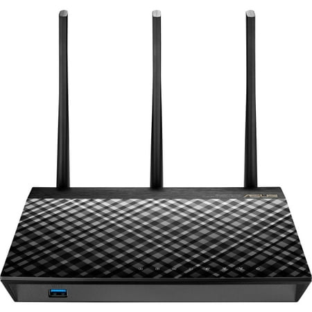 ASUS Dual-Band 3 x 3 AC1750 Wi-Fi 4-Port Gigabit Router (Best Router At Walmart)
