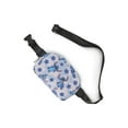 thumbnail image 2 of Disney Stitch Belt Bag Crossbody Fanny Pack Waist Bag Women's Floral Print Blue, 2 of 8