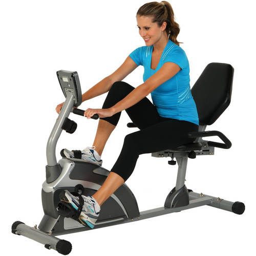 Exerpeutic 1000 High-Capacity Magnetic Recumbent Exercise Bike with Pulse - image 9 of 10
