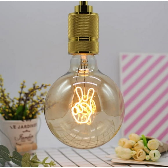 LED Edison Bulb, LED Decorative Firework Light Bulb LED Filament Bulb Decorative Light Bulb Globe E27 110-130V 4W