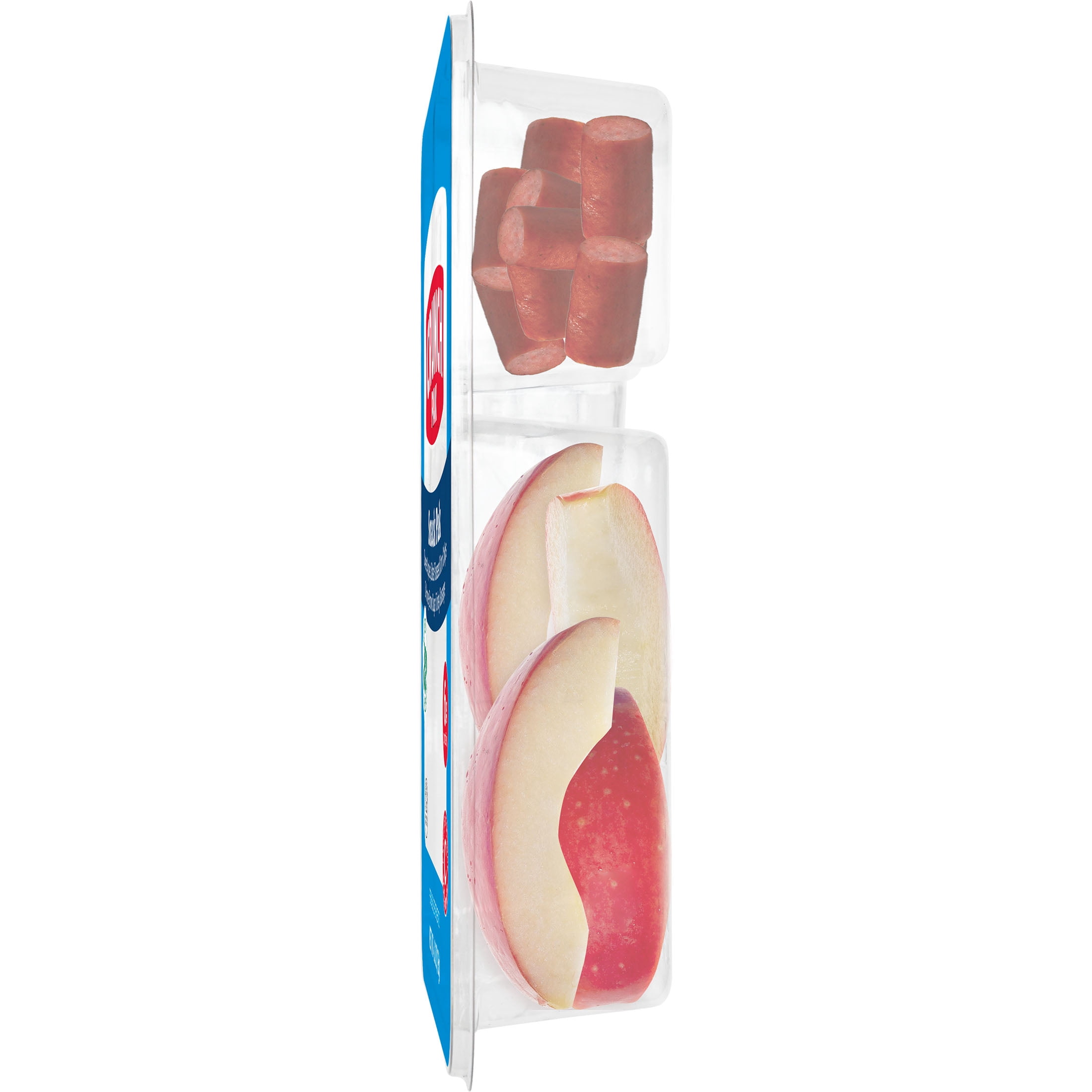 Crunch Pak Snack Pak Fresh Apple Slices,  Salted Flaxseed Corn Chips & Honey Brown Turkey Sausage, 4.2oz Tray