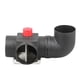 thumbnail image 4 of Conector de unión de manguera de ventilación de salida de aire caliente con conducto en T de 75 mm para calentador de estacionamiento Eberspaecher, 4 of 5