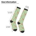 thumbnail image 2 of Fuzoiu leaves bows Print Adult Stockings,Crew Socks,Unisex Fashion Socks, Casual Sports Socks,Comfortable Crew Socks for Everyday Wear and Sports, 2 of 6