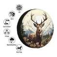 thumbnail image 5 of Deer Tire Cover 14" Wheel Protectors Tyre Covers Weatherproof Wheel Covers Universal Fit For Trailer Rv Truck Suv Camper Travel Trailers All Vehicles, 5 of 7