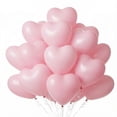 thumbnail image 2 of PMU Valentine’s Day Heart Shaped Balloons 15 Inch PartyTex Premium Pink Latex Decorations for Valentine's Day, Weddings, Birthdays, Anniversaries, Engagements Pkg/100, 2 of 9