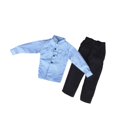 thumbnail image 3 of Ropa de figura a escala 1:6 Sunnimix camisa de manga larga Pantalones 12 pulgadas, 3 of 8