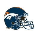 thumbnail image 2 of Black Round Molded Wood Toilet Seat Featuring Your Choice of a Football Team Logo Vinyl Decal on the Top the Toilet Seat Lid (Broncos Helmet), 2 of 2