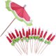 thumbnail image 4 of 25 piezas de de plástico para s de flamencos hawaianos, picnic de en Luau + 140 piezas de palillos de cóctel con, 4 of 9