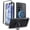 FrostBlack, variant on i-Blason Cosmo for Samsung Galaxy S26 Ultra 6.9" Case with Ring Holder Stand,[Built-in Screen Protector] Magnetic Phone Cover Anti-Yellowing Full-Body Slim Shockproof Case for S26 Ultra, Frost Clear