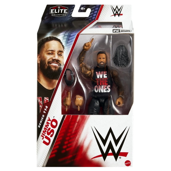 Jimmy Uso (Black Gear) - WWE Elite 114 Mattel WWE Toy Wrestling Action Figure