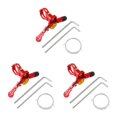 thumbnail image 3 of Naiovety Controlador de tubería de asiento de elevación de bicicleta para elevación y descenso ligero y fácil rojo 22,2 MM Type1 NO1, 3 of 6