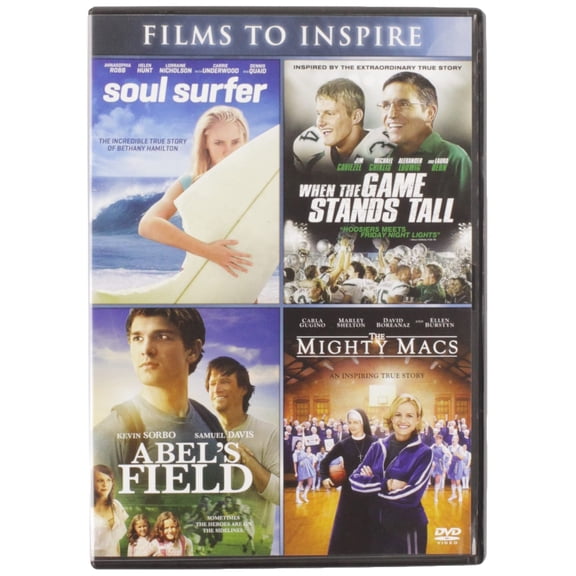Abel's Field / The Might Macs / Soul Surfer / When the Game Stands Tall (DVD)