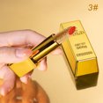 thumbnail image 4 of Labial dorado mate de textura sedosa aterciopelada, tono #3, peso neto 3.5g, incluye estuche elegante., 4 of 6