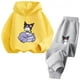 thumbnail image 2 of Conjunto de sudadera con capucha Kuromi para niñas y niños, sudaderas de manga larga para niños, primavera y otoño, camisetas con capucha informales de dibujos animados para niños de 3 a 14 años, 2 of 5