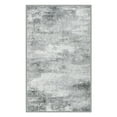 thumbnail image 2 of NICETOWN Machine Washable Rug, 3'x5' Area Rug Modern Abstract Rug with Non-Slip Backing Low Pile Non Shedding Foldable Carpet Stain Resistant Accent Rug for Home Office Nursery, Grey, 2 of 8