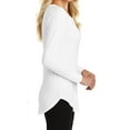 thumbnail image 3 of Mafoose Women's Perfect Tri Long Sleeve Tunic White X-Large, 3 of 4