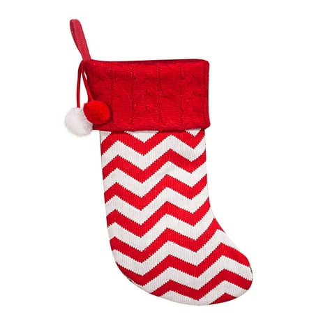 

LnjYIGJ Organization and Storage Knitted Woolen Christmas Stockings Christmas Tree Ornaments Children s Holiday Gifts Bags Candy Socks