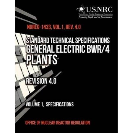 Standard Technical Specifications: General Electric Bwr/4 Plants ...