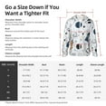 thumbnail image 6 of Picia Cartoon Planets Women's Men's UPF 50+ Sun Protection Hoodie Shirt Long Sleeve SPF Fishing Outdoor UV Hiking Lightweight Shirts-Medium, 6 of 9