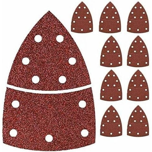 40PCS Hojas Lijadoras Múltiples Bosch PSM 160 A PSM 80 A Prio Ventaro Metabo FMS 200 Intec Skil Octo Detail Lijadora de Palma Grano Mixto |
