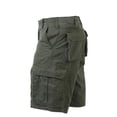 thumbnail image 2 of Rothco Vintage Solid Paratrooper Cargo Shorts, Olive Drab, 3XL, 2 of 2